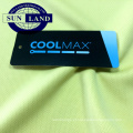 Malha chinesa fábrica 100 coolmax poliéster dry fit ilhós malha para t-shirt